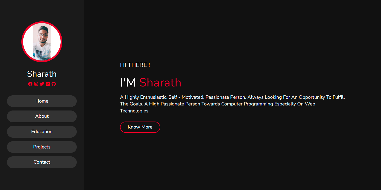 Old Portfolio Website